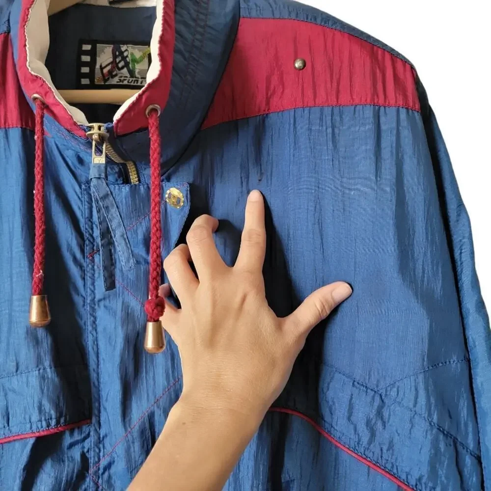 Vintage 90's Y2K River Edge RE Sport Tracksuit Windbreaker Coay Jacket Size PS
